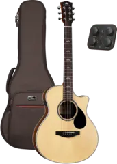Kepma Travel FCE Mini K10PRO Rosewood Natural electro-acoustic guitar