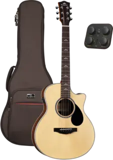 Kepma Travel FCE Mini K10PRO Rosewood Natural electro-acoustic guitar