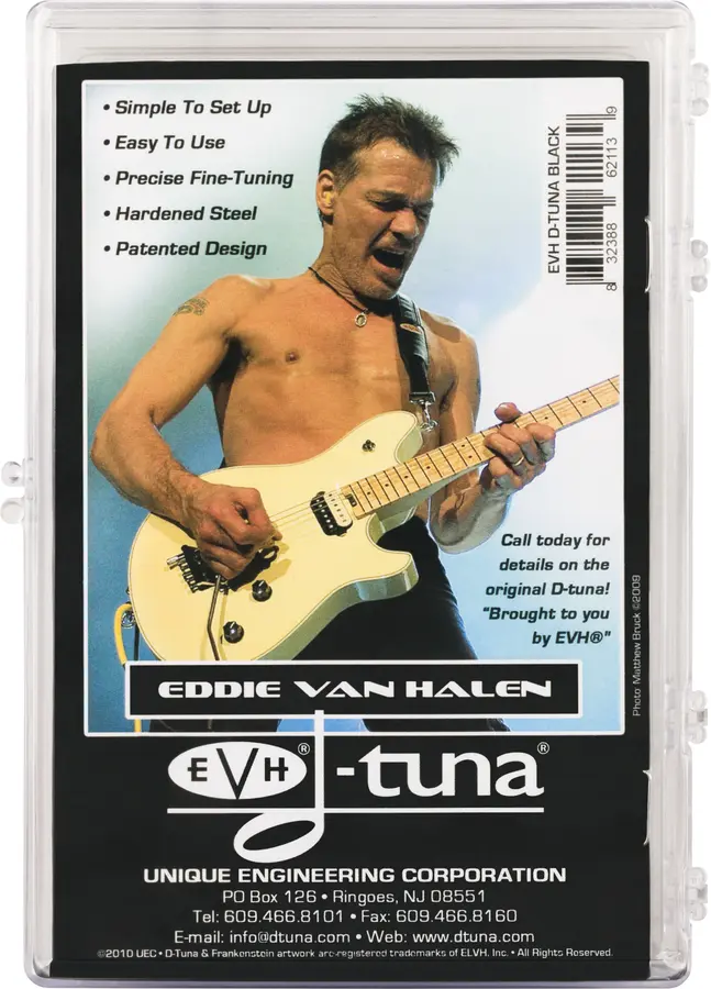 EVH D-Tuna Titanium, Black 