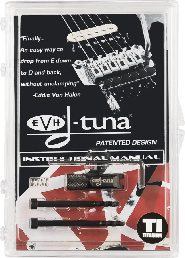 EVH D-Tuna Titanium, Black 