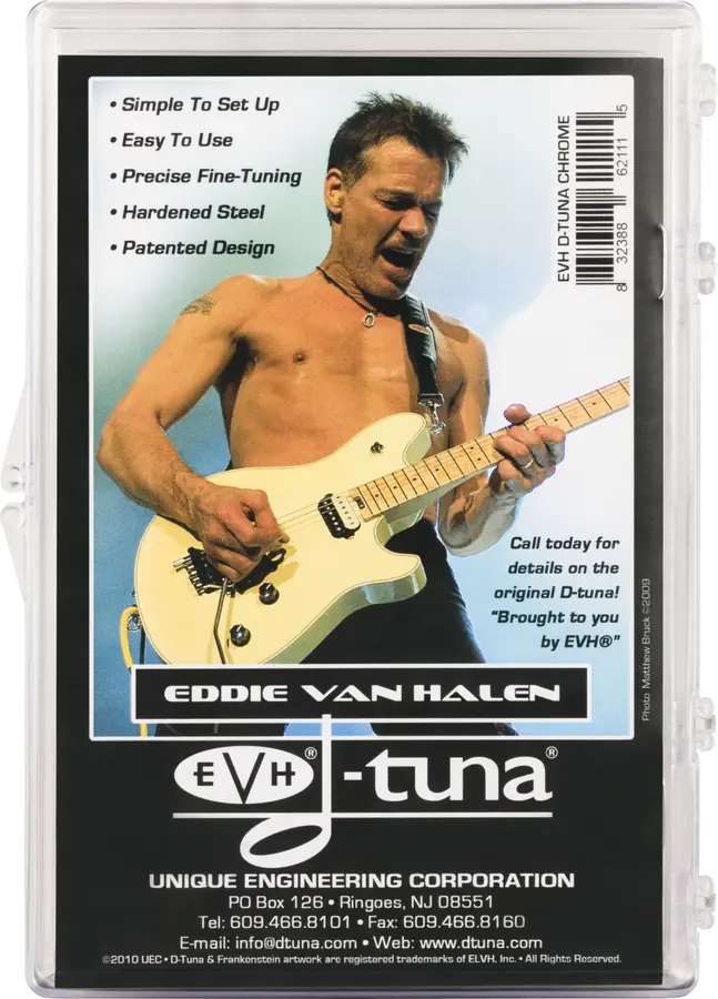 EVH D-Tuna Titanium, Silver 