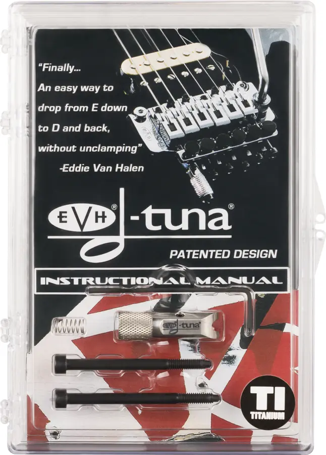 EVH D-Tuna Titanium, Silver 