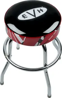 EVH Logo Barstool with Striped Trim, 25"