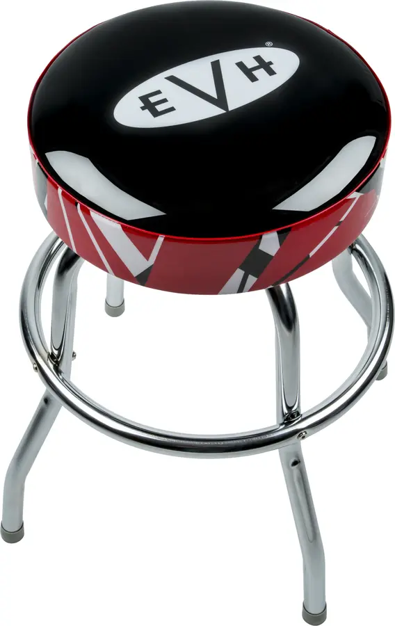 EVH Logo Barstool with Striped Trim, 25" 