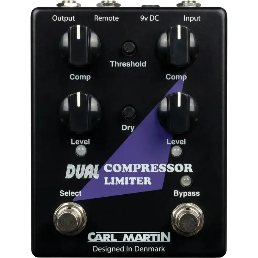 Carl Martin Dual Compressor Limiter gitar-effekt-pedal 