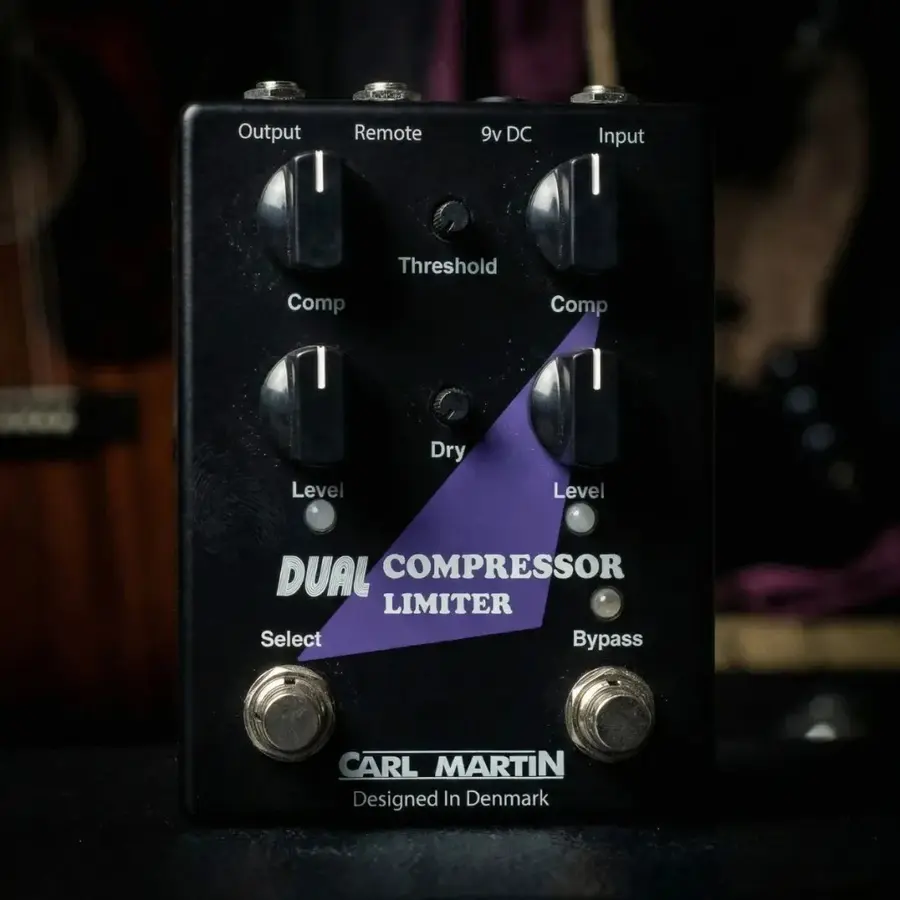 Carl Martin Dual Compressor Limiter gitar-effekt-pedal 