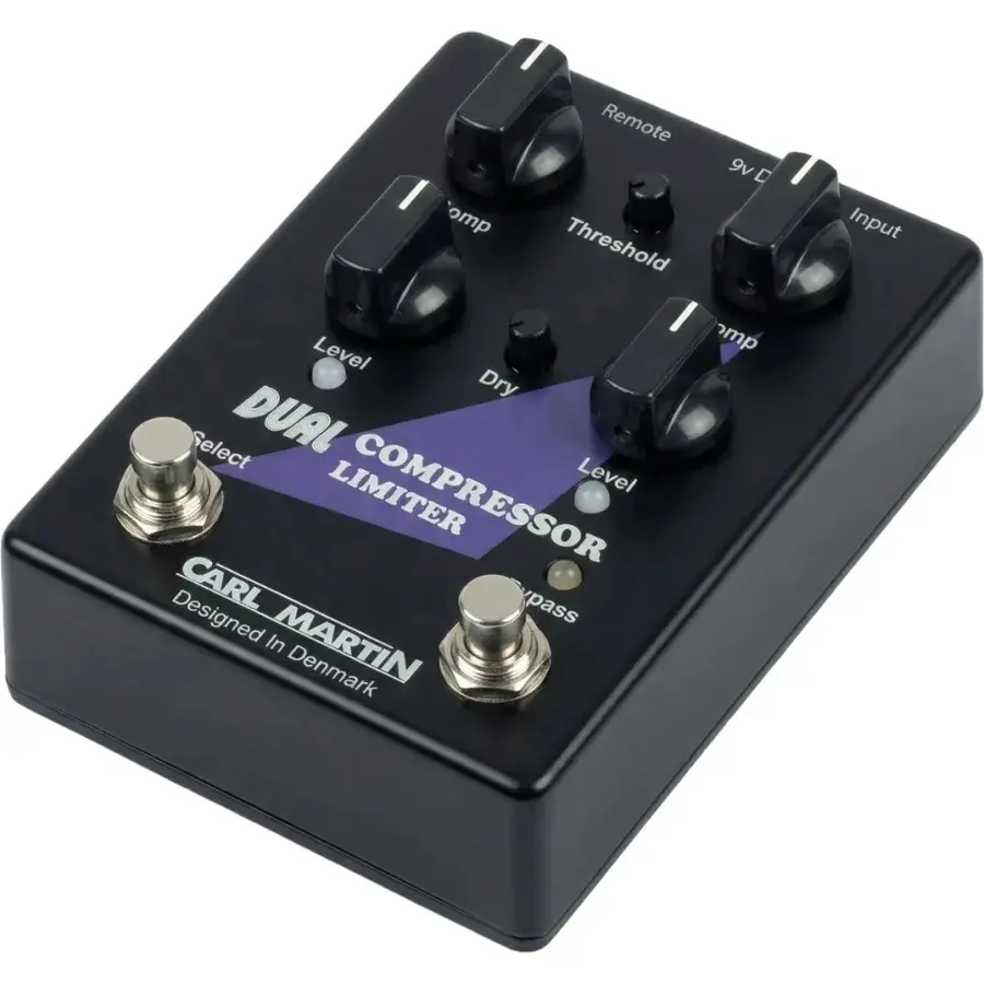 Carl Martin Dual Compressor Limiter gitar-effekt-pedal 