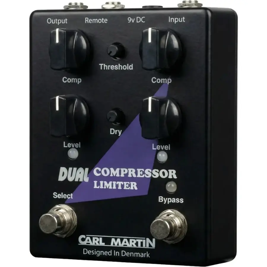 Carl Martin Dual Compressor Limiter gitar-effekt-pedal 
