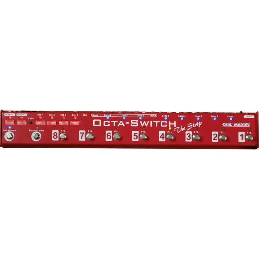 Carl Martin Octa-Switch The Strip guitar-effekt-pedal 