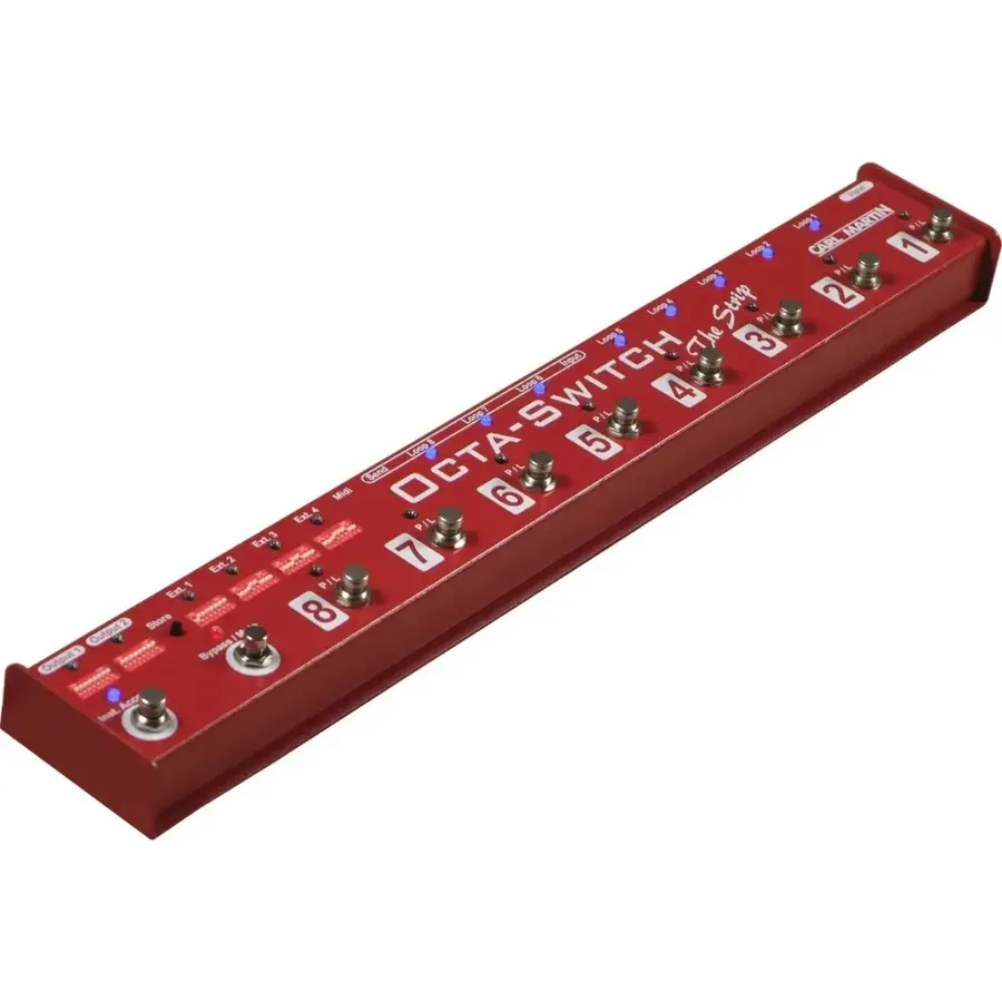 Carl Martin Octa-Switch The Strip guitar-effekt-pedal 