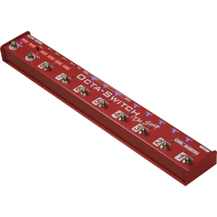 Carl Martin Octa-Switch The Strip guitar-effekt-pedal 