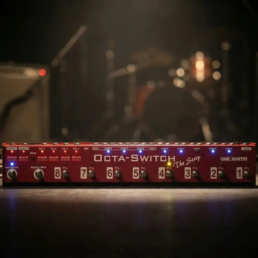 Carl Martin Octa-Switch The Strip guitar-effekt-pedal 