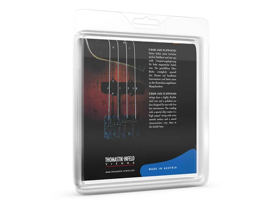 Thomastik THJF-346 Basstrenger, 6 str. (033-136) Flatwound, Longscale 