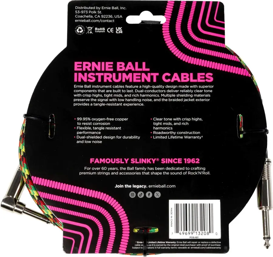 Ernie Ball Ernie Ball 6481 Good Vibrations 3 Meter 