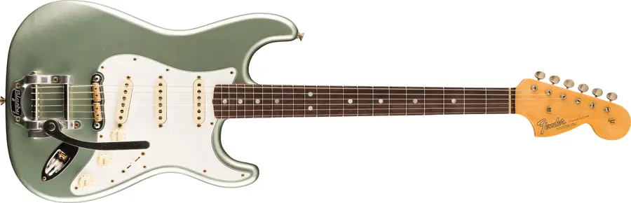 Fender Custom Shop Lim Ed Bigsby Strat Journeyman Relic, Aged Firemist Silver 