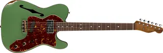 Fender Custom Shop Lim Ed 72 Tele Custom Thinline Relic, Sage Green Metallic