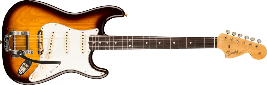 Fender Custom Shop Lim Ed Bigsby Strat Journeyman Relic, Chocolate 2TSB 