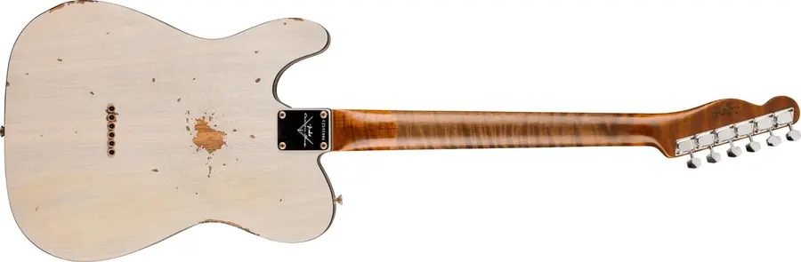 Fender Custom Shop Lim Ed 72 Tele Custom Thinline Relic, Vintage Blonde 