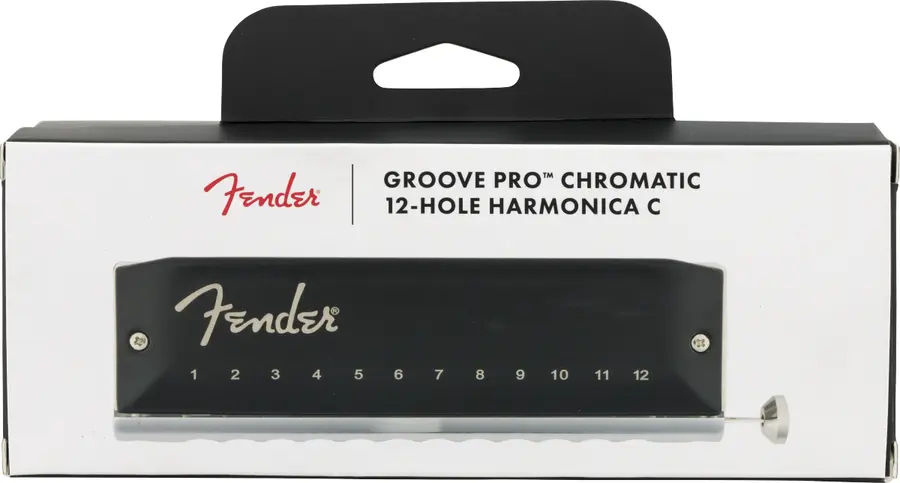 Fender Groove Pro Chromatic 12-Hole Harmonica, Key of C 
