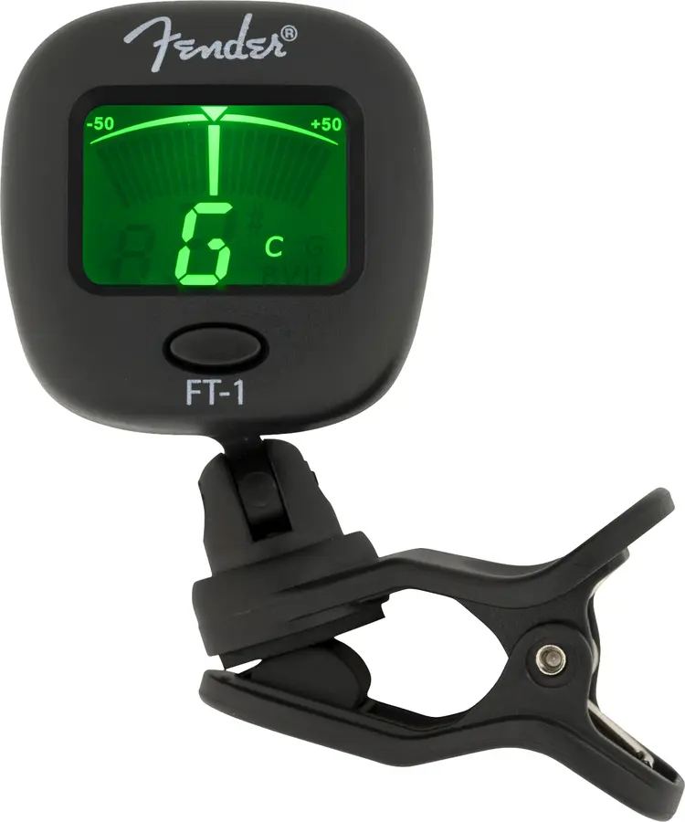 Fender FT-1 Pro Clip-On Tuner, Black 