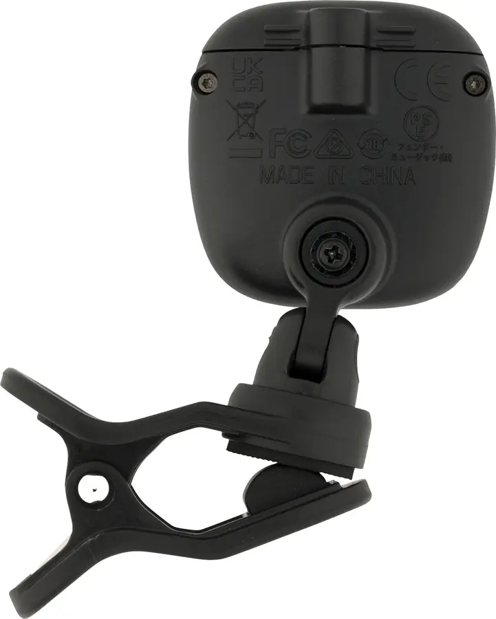 Fender FT-1 Pro Clip-On Tuner, Black 