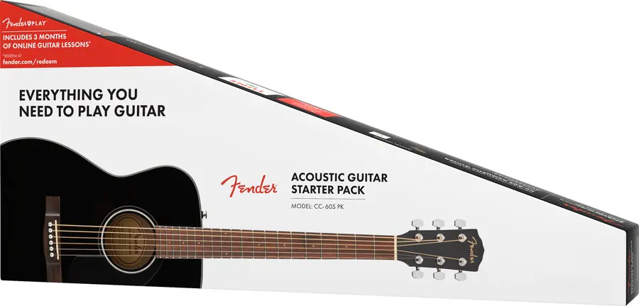 Fender CC-60S Concert Pack V2, Black 