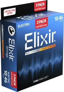 Elixir Nanoweb Light 16567 (010-046) 3-pack