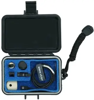 Voice Technologies VT-500X MKII Lavalier IPX-8, Sennheiser 3.5mm, Black 