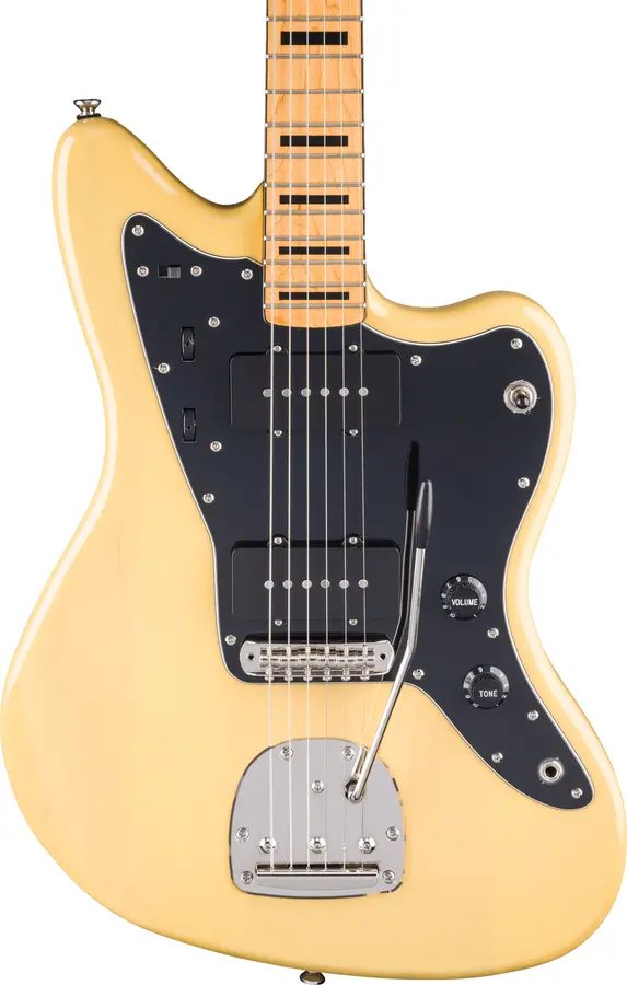 Squier FSR Classic Vibe '70s Jazzmaster Maple Fb Black Pg Black Hs Vtg Blonde 