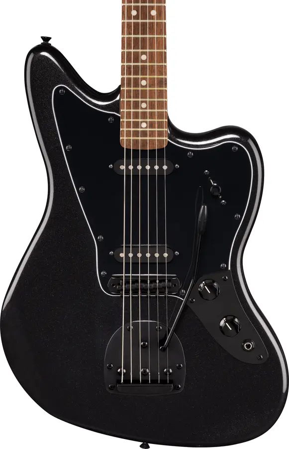 Squier FSR Affinity Jaguar Laurel FB Black PG Black HW Matching HS Met Black 