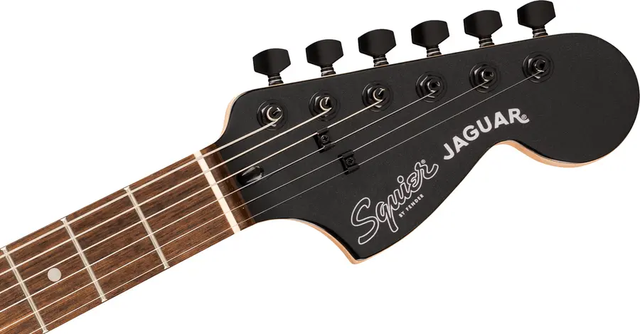 Squier FSR Affinity Jaguar Laurel FB Black PG Black HW Matching HS Met Black 