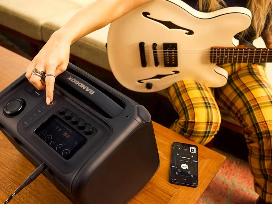 JBL Bandbox TRIO Portable AI powered amp 