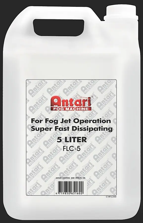 ANTARI FLC-5 røykvæske 4 x 5 liter. Super fast dissipating 