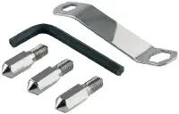 K&amp;M 14002 Gomezz Drum Throne Metal Spikes Set for 14000 Series