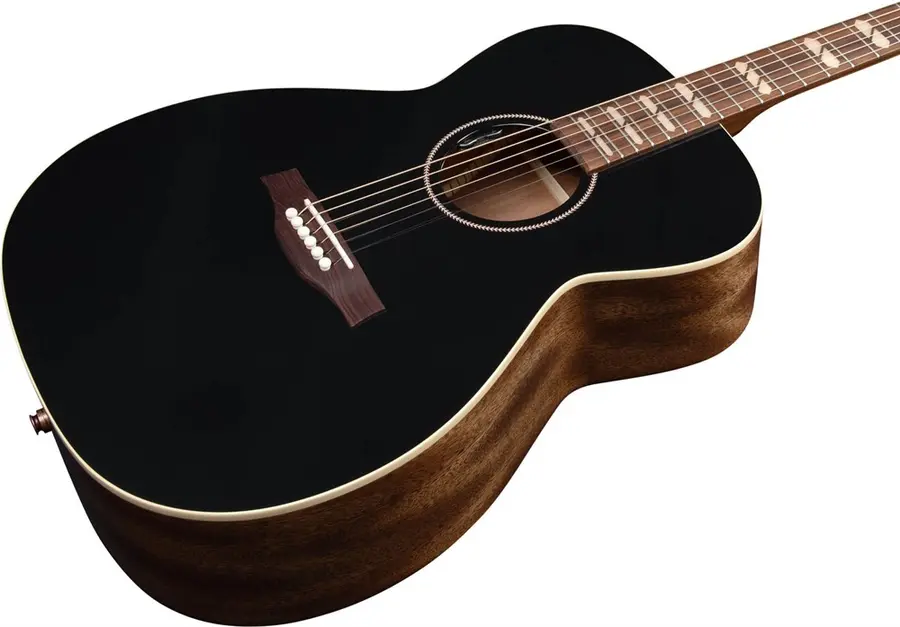 Godin Fairmount Studio Jumbo Acoustic Black Finish Cutaway EQ Guitar w/Bag 