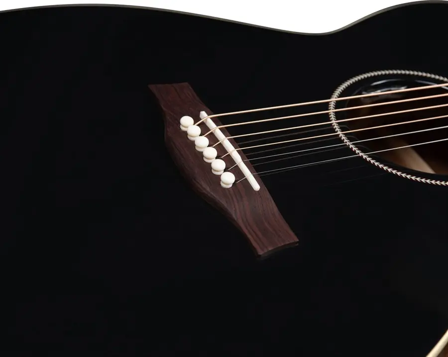 Godin Fairmount Studio Jumbo Acoustic Black Finish Cutaway EQ Guitar w/Bag 
