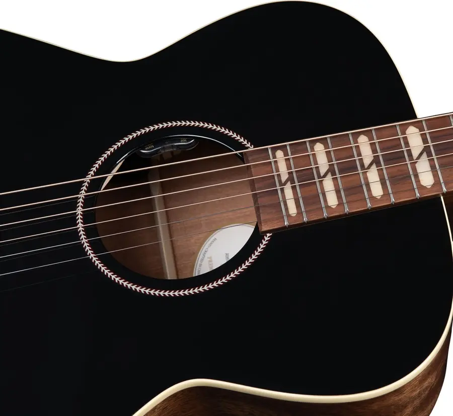 Godin Fairmount Studio Jumbo Acoustic Black Finish Cutaway EQ Guitar w/Bag 