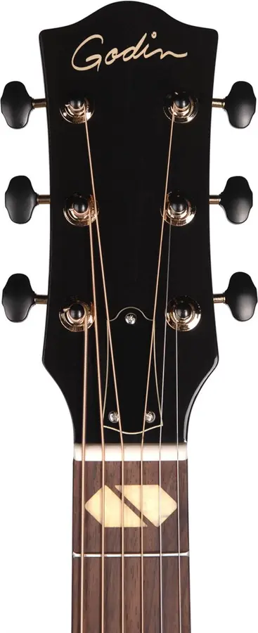 Godin Fairmount Studio Jumbo Acoustic Black Finish Cutaway EQ Guitar w/Bag 