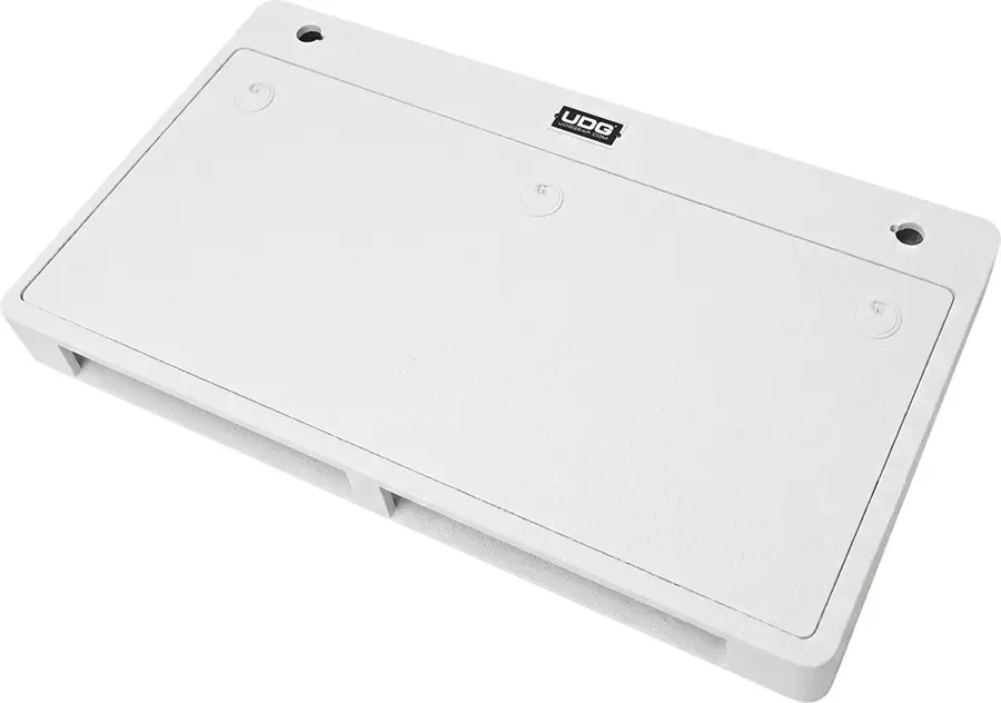 UDG Gear Ultimate DJ Podium White Professional Event Workstation Desk 