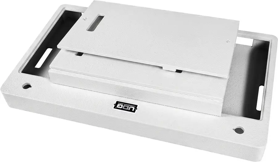 UDG Gear Ultimate DJ Podium White Professional Event Workstation Desk 