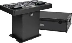 UDG Gear Ultimate DJ Podium Set Workstation Console Kit Black Finish
