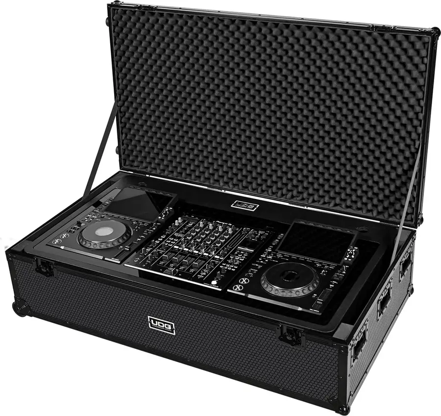 UDG Gear Ultimate DJ Podium Set Workstation Console Kit Black Finish 