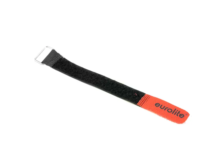 Eurolite Tie Straps AR-20 20x180mm Hook-and-Loop Fastener Cable Wraps 10-PK 