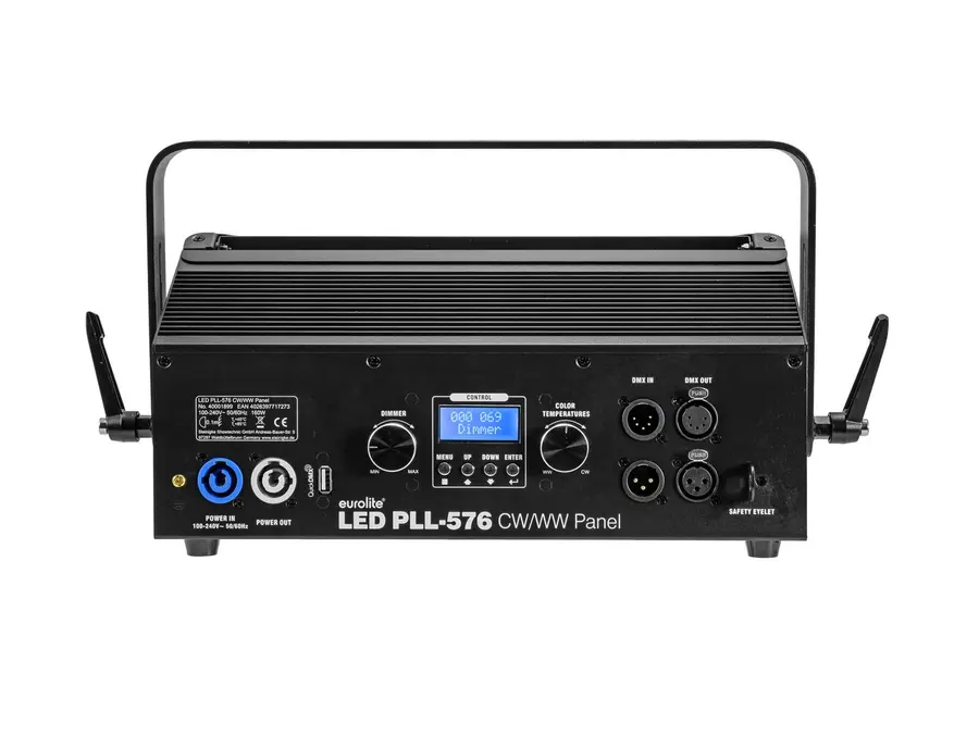 Eurolite LED PLL-576 CW/WW Panel DMX-Controlled Softlight Panel Stage 