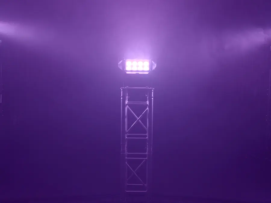 Eurolite Multiflood IP 8x10W Wash Silent IP65 Floodlight RGBW Color Mix 