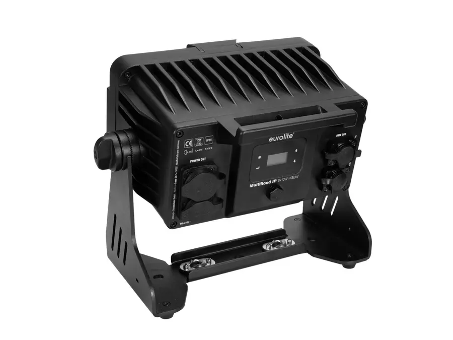 Eurolite Multiflood IP 8x10W Wash Silent IP65 Floodlight RGBW Color Mix 