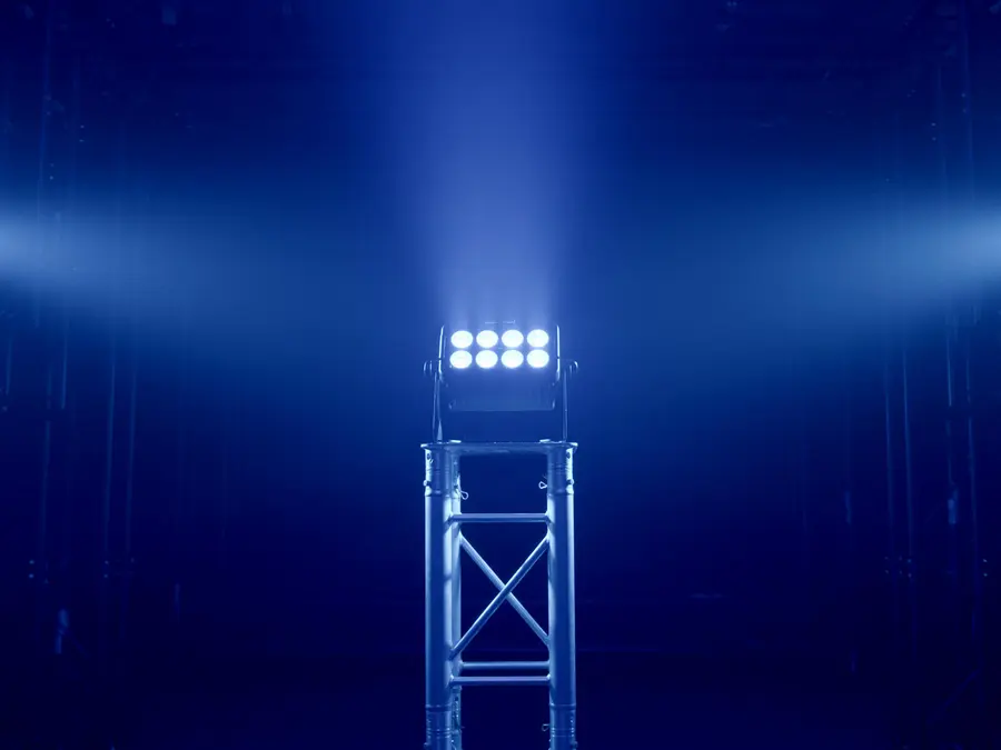Eurolite Multiflood IP 8x10W Wash Silent IP65 Floodlight RGBW Color Mix 