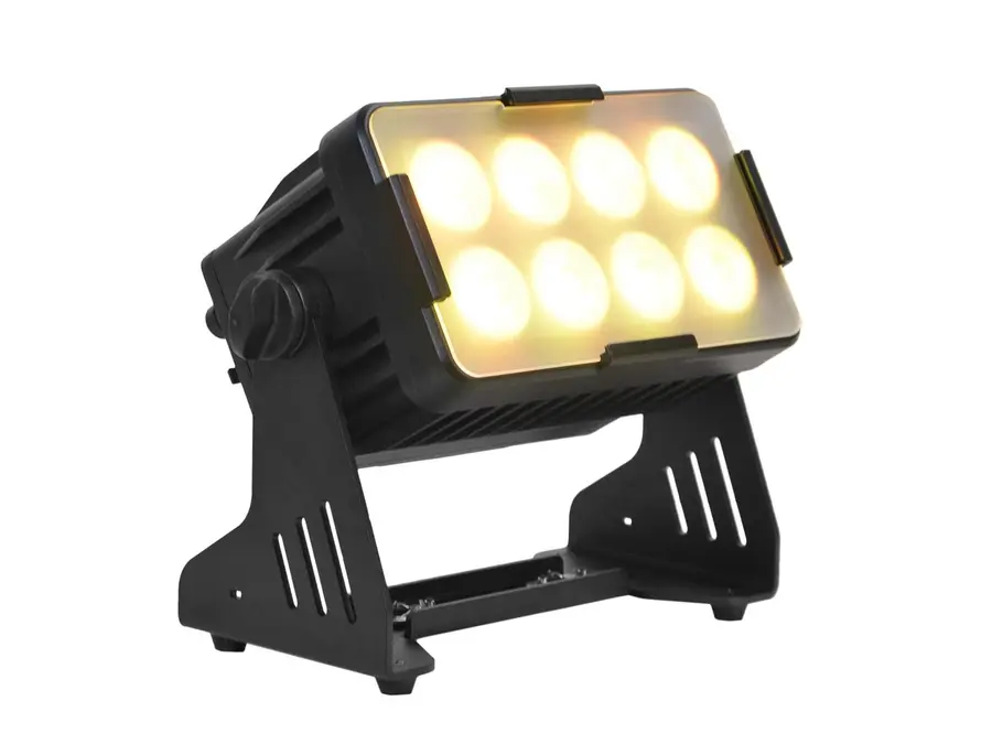 Eurolite Akku Multiflood IP 8x10W Wash Silent IP65 Floodlight RGBW LEDs CRMX 