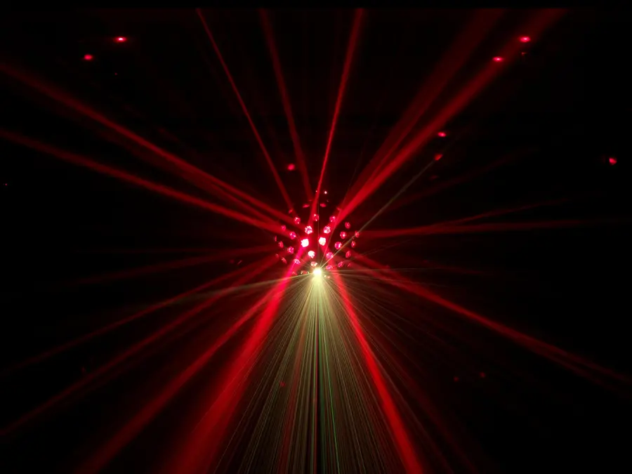 Eurolite Akku B-40 LED Beam Effect Black RGBW Strobe RG Laser AirW 2.4GHz 