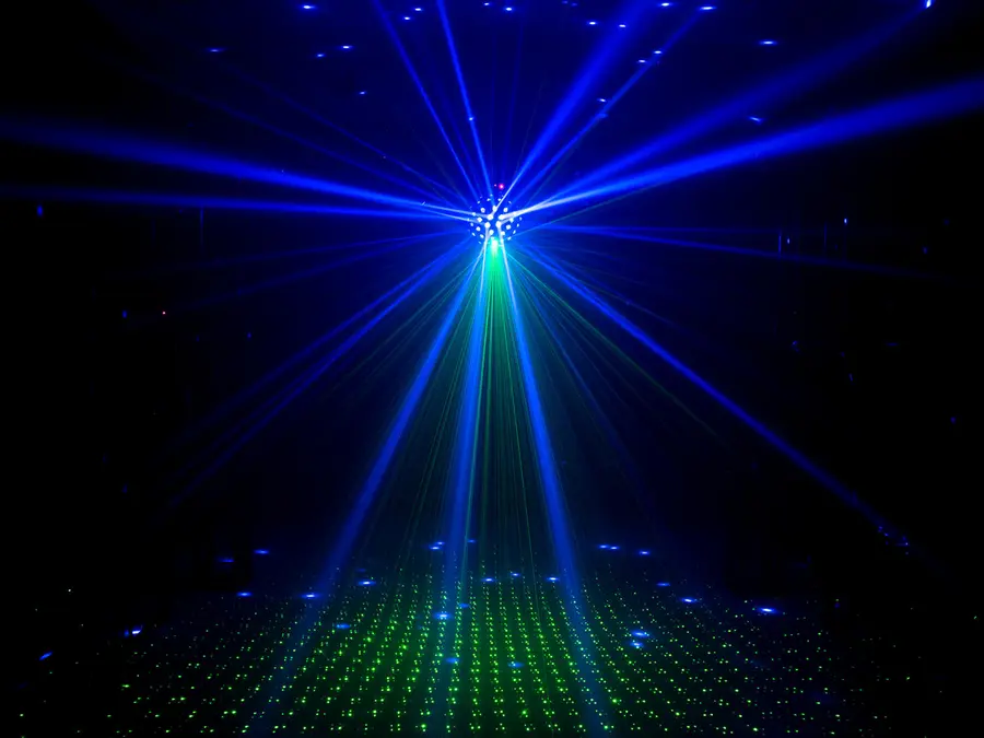Eurolite Akku B-40 LED Beam Effect Black RGBW Strobe RG Laser AirW 2.4GHz 